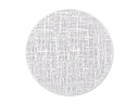 Zeller Present Tischset Scribble Ø 38 cm, Weiss
