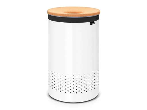 [90084909 344163] Brabantia Wäschesammler Weiss, 60 l