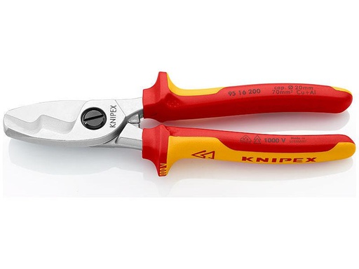[90008484 695718] Knipex Kabelschere 200 mm 1000 V verchromt