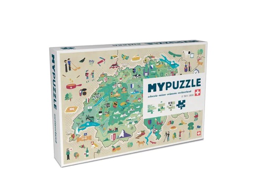 [90085123 1089716] Helvetiq Puzzle My Puzzle Schweiz