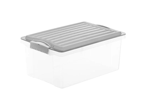 [90085171 519149] Rotho Aufbewahrungsbox COMPACT A4 / 13 Liter Anthrazit