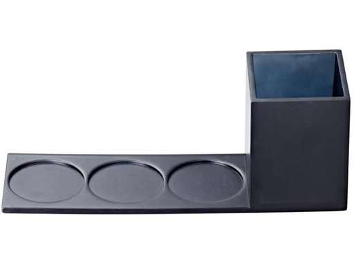 [90085208 865476] Crush Grind Untersetzer für Gewürzmühle Acryl Schwarz