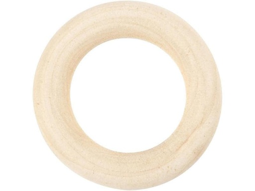 [90085380 890064] Creativ Company Holzkleinteile Ø 3.5 cm Holzring, 8 Stück