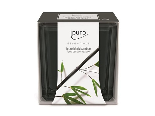 [90085555 1159388] ipuro Duftkerze Black Bamboo 125 g