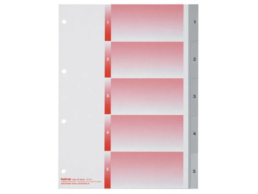 [90008544 830676] Kolma Register A4 KolmaFlex 1-5