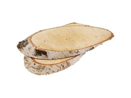 [90085688 672623] Creativ Company Holzscheiben rustikal 15 x 9 cm