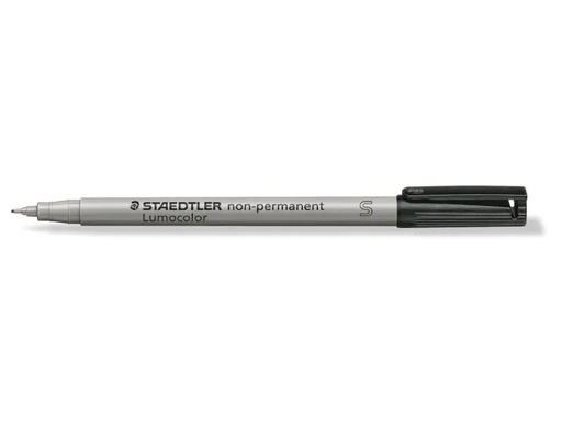 [90085764 914790] Staedtler Folienstift Lumocolor 311 S Schwarz, wasserlöslich