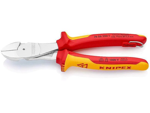 [90085821 917049] Knipex Kraft-Seitenschneider 200 mm 1000 V mit Öse