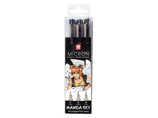 [90085878 1065429] Sakura Fineliner Pigma Micron Manga 3-teilig