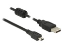 Delock USB 2.0-Kabel  USB A - Mini-USB B 0.5 m