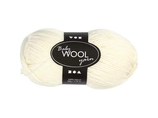 [90086105 1084450] Creativ Company Wolle Babygarn Merino 50 g 14/4 Beige