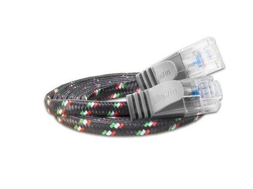 [90086218 355184] SLIM Slimpatchkabel RJ-45 - RJ-45, Cat 6, UTP, 5 m, Grau
