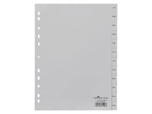 [90086300 734896] DURABLE Register A4 12-tlg. Jan-Dez