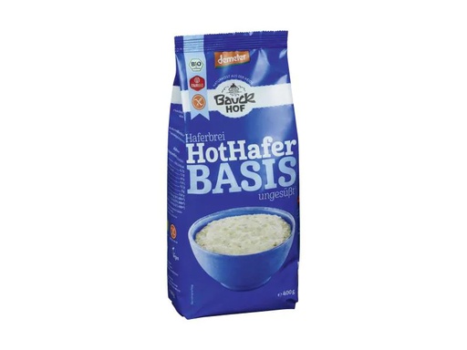 [90008616 929484] Bauck Mühle Müesli Bio Demeter Hot Hafer Basis glutenfrei 400 g