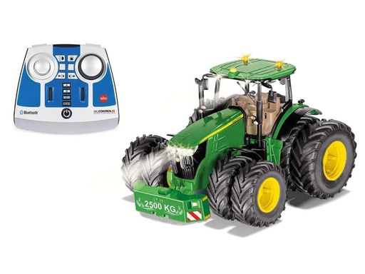 [90008621 1199919] Siku Traktor John Deere 7290R Doppelreifen, mit Controller 1:32