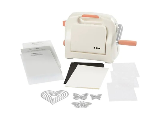 [90086426 1065068] Creativ Company Stanz- und Prägemaschine A5 Starterkit ,  Blatt