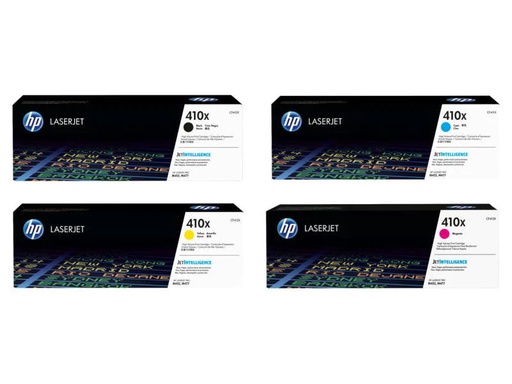 [90086447 524229] HP Rainbow Kit Nr. 410X (CF410X-CF413X) BL/C/M/Y