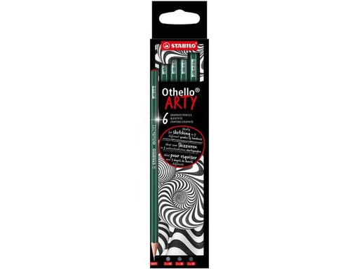 [90086448 1177840] STABILO Bleistift Othello ARTY Soft, 6-teilig