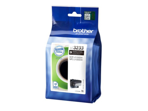[90086496 816985] Brother Tinte LC-3233BK Black