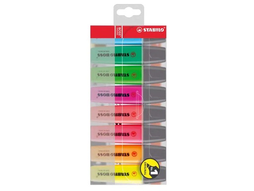 [90086572 52105] STABILO Textmarker Boss Original 8 Stück
