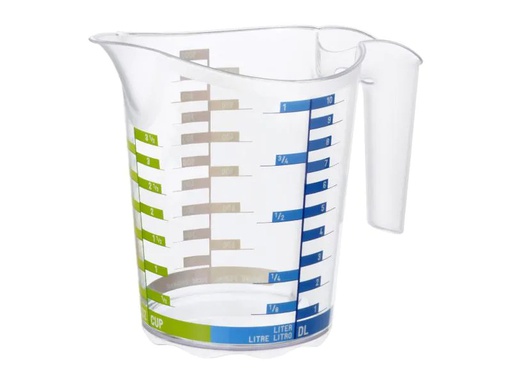 [90086584 513448] Rotho Messbecher Domino Dekor 10 dl, Transparent