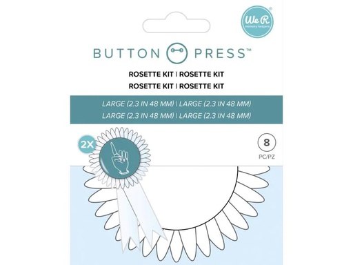 [90086662 1064387] We R Memory Keepers Rosette Button Press, 2 Stück