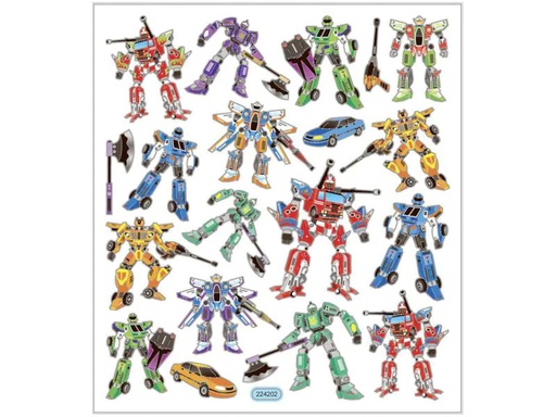 [90086686 981614] Creativ Company Motivsticker Transformers, 1 Blatt