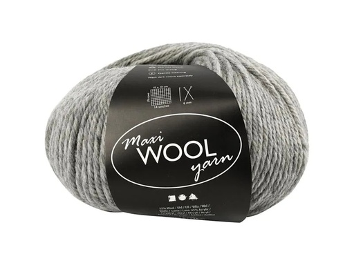 [90086703 1060096] Creativ Company Wolle 100 g Grau