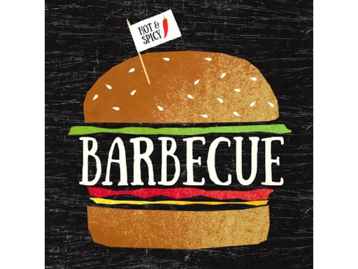 [90086918 1041945] Braun + Company Papierservietten Big Barbecue 33 cm x 33 cm, 20 Stück