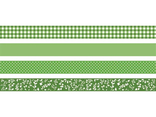 [90087080 665435] Heyda Washi Tape Colour Code Kiwi Grün