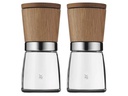 WMF Salz- und Pfeffermühle Ceramill 2 Stück, Braun/Transparent