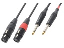 PD Connex CX62-1 XLR 3 Pole, female - Klinke 6.3 mm, male 1.5 m