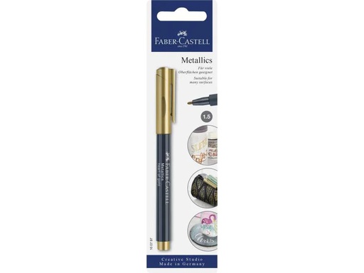 [90087481 1036352] Faber-Castell Filzstift Metallics 1.5 mm, Gold