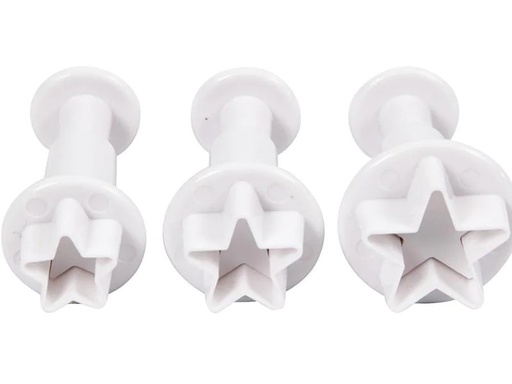 [90008750 1067017] Creativ Company Guetzli-Ausstecher Stern 3 Stück, Stern
