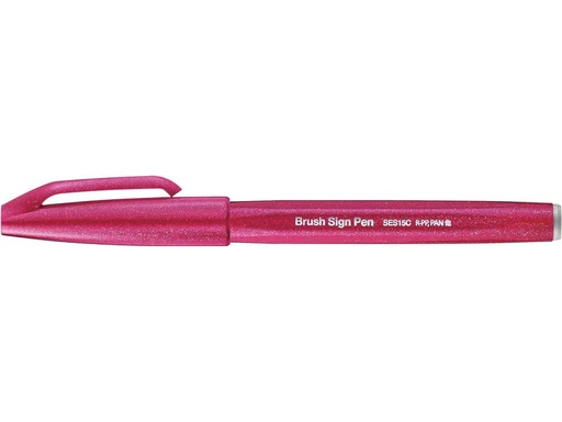 [90088713 1173094] pentel Filzstift Brush Sign Pen 1 Stück, Feige