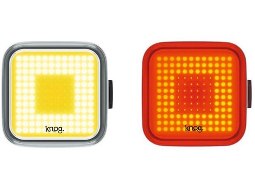 [90088763 1100222] knog. Velolampe Blinder Square Twinpack Lichtset