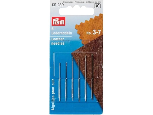 [90088843 1088179] Prym Ledernadel Nr. 3-7, 6 Stück