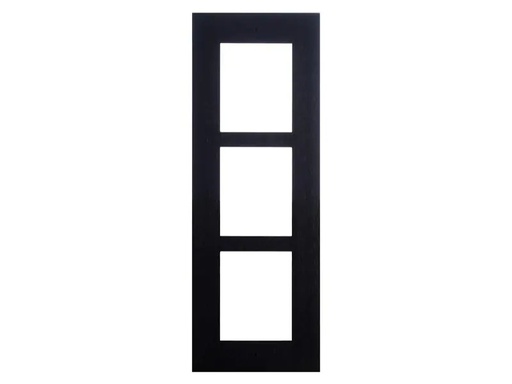 [90088997 874388] 2N Rahmen für den Wandeinbau - 3 Module, schwarz