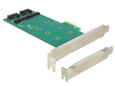 Delock Host Bus Adapter Controller PCI-ex4 - M.2, 2Port