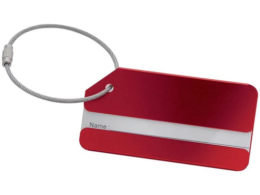 [90089343 1108689] Sigel Namensschild Office 8 x 4 x 0,8 cm, Rot