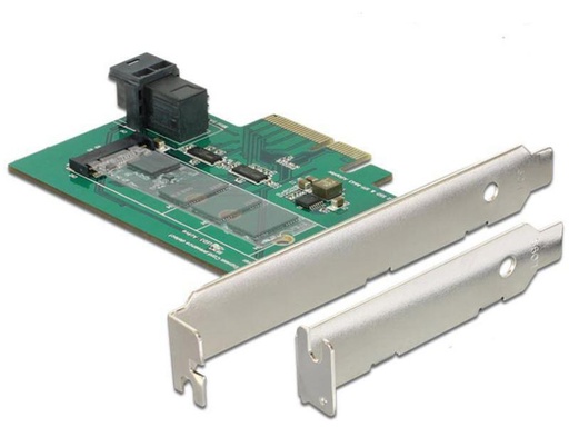 [90089349 520454] Delock Host Bus Adapter Controller PCI-ex4 - U.2 Bracket LP