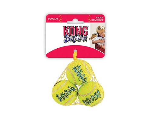 [90089350 744445] Kong Hunde-Spielzeug Air Squeaker Tennis Ball Ø 4 cm