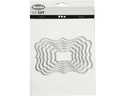 Creativ Company Stanzschablone 2.5 x 4 - 8 x 12 cm, Etiketten