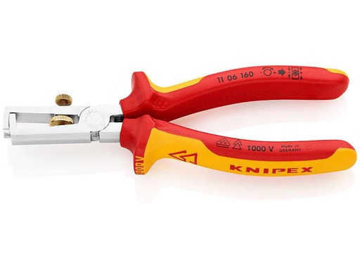[90089552 695669] Knipex Abisolierzange 160 mm 1000 V verchromt