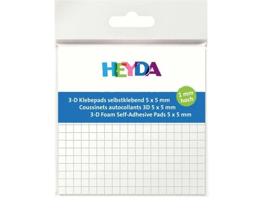 [90089781 665439] Heyda Klebepad 361 Stück, Weiss