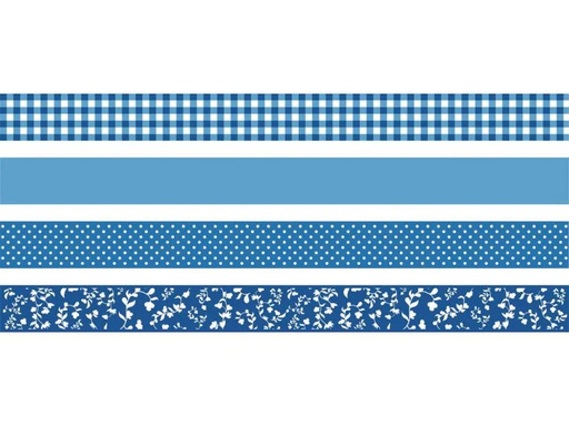 [90089805 665434] Heyda Washi Tape Colour Code Azur Blau