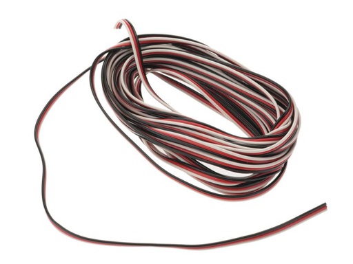 [90089912 534967] Muldental Servokabel Futaba 0,14 mm² 5 m ohne Stecker/Buchse