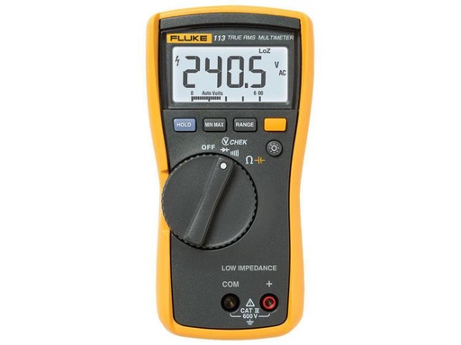 [90089927 938862] Fluke Multimeter 113 Digital 600 Vac