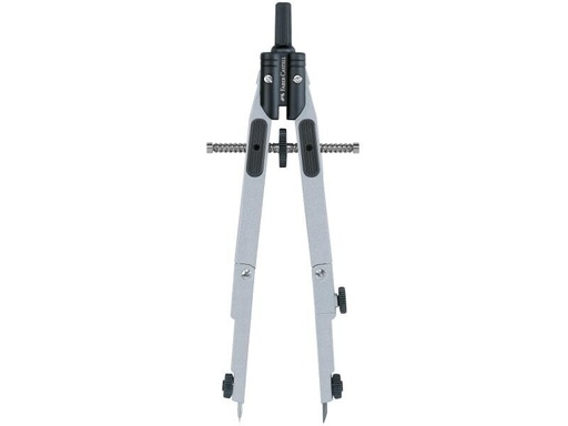 [90089940 924298] Faber-Castell Schnellverstellzirkel mit Gelenk 4.0 mm, Zapfen