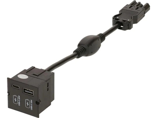 [90090075 1142739] Bachmann Custom Modul Ladegerät USB-A 18W, USB-C 22W